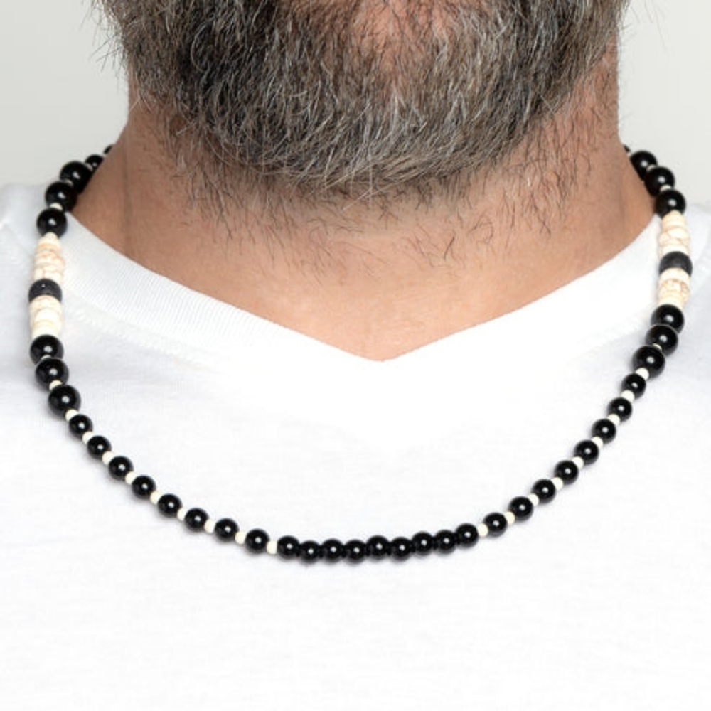 Lava Rock Bead Necklace - Fashion Accessories